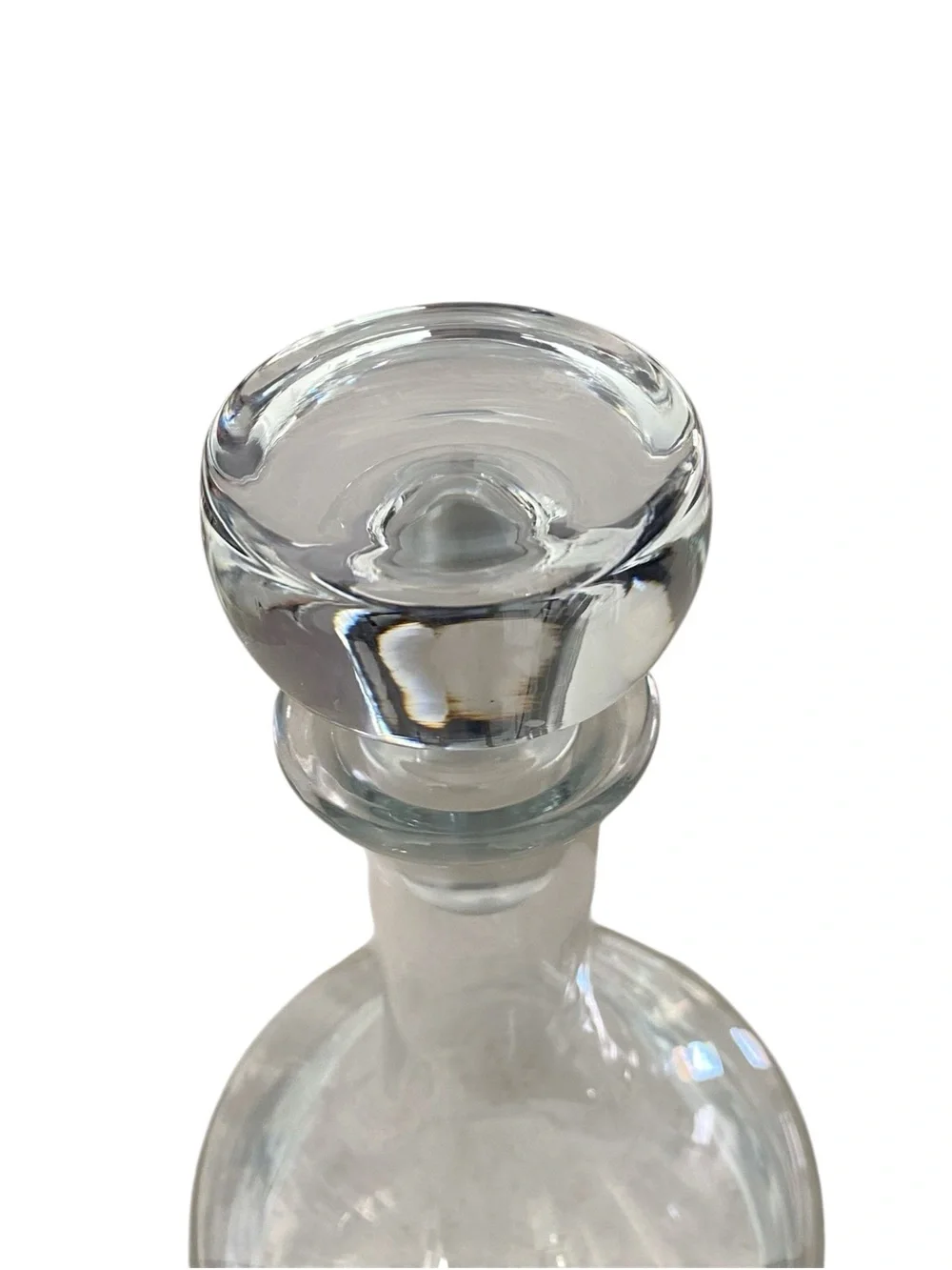 Vintage Krosno Poland Mason Crystal Decanter Crate & Barrel